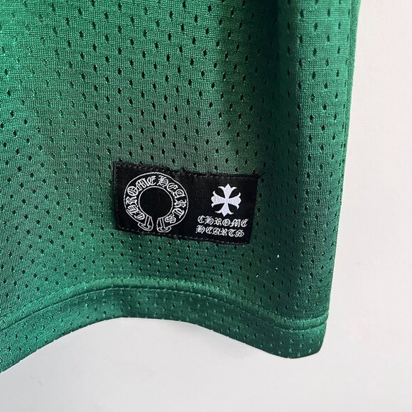 Chrome Hearts Green Medium Warm Up Jersey - Picture 4 of 7